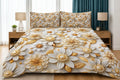 3D Printed Bedsheet with 2 Pillow Covers – 3-Piece Set